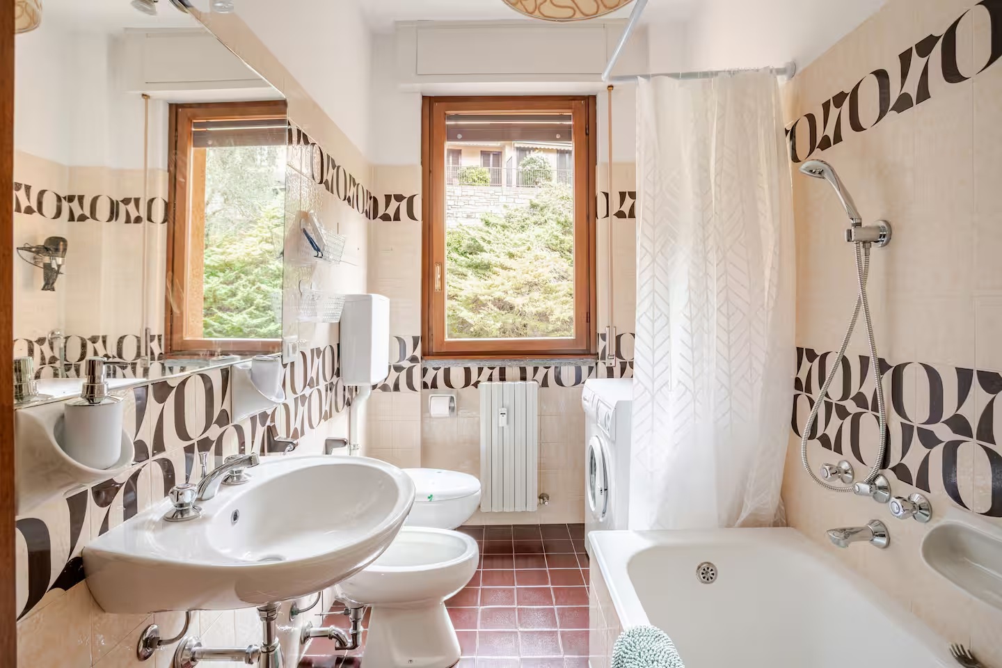 Bathroom with walk-in shower